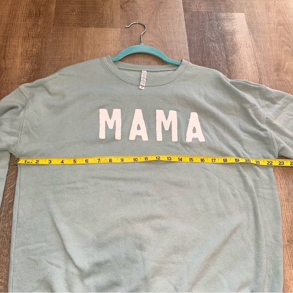 EUC Mama Sweatshirt in a Muted Blue size Medium - Picture 6 of 7